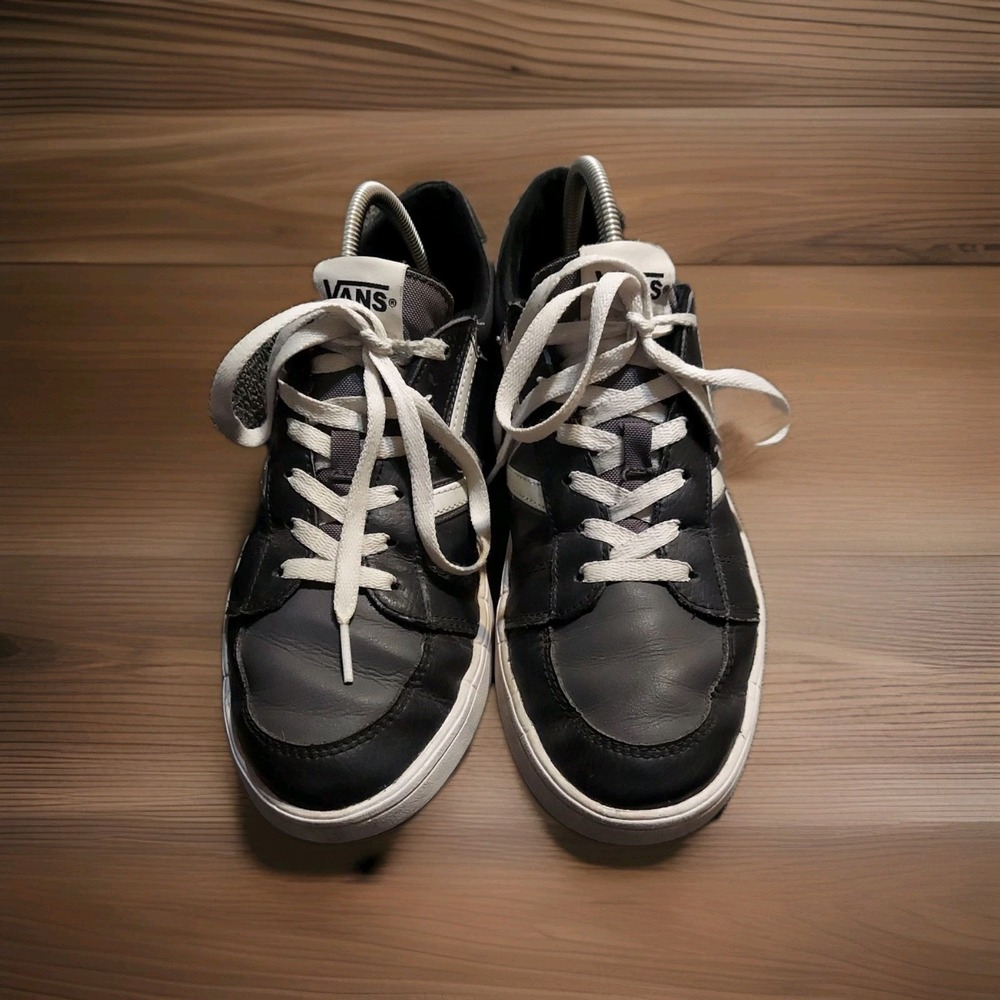 Vans Lowland CC Staple Skater Punk Grunge Sneakers Men‎ size 10 Black Leather